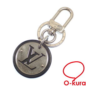 【中古】 ルイ・ヴィトン キーホルダー・LV サークル メンズ M67362 シルバーカラー
