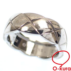 【中古】 シャネル ココクラッシュ リング レディース K18WG 12号 6.4g 18金 750 ホワイトゴールド 指輪