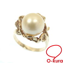 楽天市場】k18中古パールリングの通販