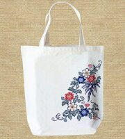 【琉球紅型守紅】紅型プリントエコバッグ「てっせん」