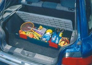 【4個セット】RV BOX 900F 浅型 ダークグリーン アイリスオーヤマ RVボックス トランク 屋外収納 収納ボックス コンテナボックス 収納BOX 整理 片付け 車 ワゴン 軽トラ 大型収納 レジャー アウト