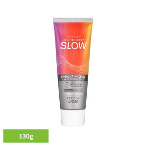 OCH-TUNE(オクチューン)ハミガキ SLOW ハーバルリラックスミント 130g ライオン OCH-TUNE オーラルケア 歯磨き 虫歯ケア 濃密泡 口臭ケア SLOW 着色汚れ 薬用ハミガキ LION