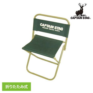 キャプテンスタッグ アウトドアチェア 折りたたみ椅子 レジャーチェア 中 グリーン M-3878チェア 椅子 折りたたみ キャンプ アウトドア レジャー コンパクト 持ち運び 便利 軽量 パール金属