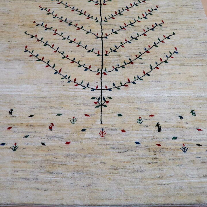 楽天市場】ギャッベ イラン製 リビングサイズ 239×173cm 手織り 天然 