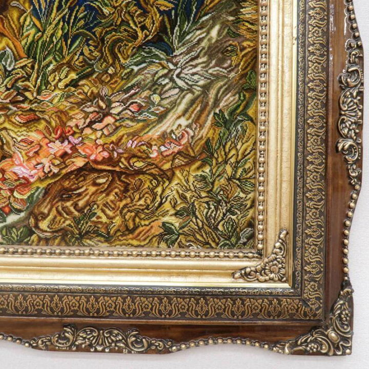 楽天市場】ペルシャ絨毯 イラン・タブリーズ 絵画 150×110cm（額縁込 