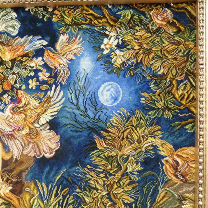 楽天市場】ペルシャ絨毯 イラン・タブリーズ 絵画 150×110cm（額縁込 