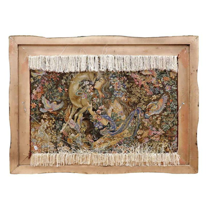 楽天市場】ペルシャ絨毯 イラン・タブリーズ 絵画 125×92cm（額縁込 