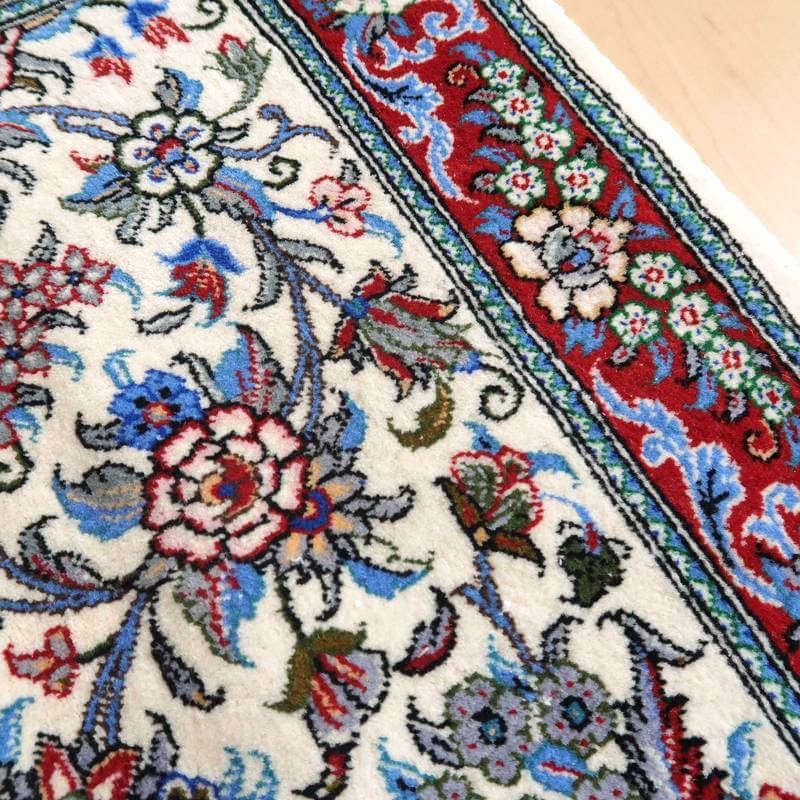 楽天市場】ペルシャ絨毯 イラン・クム 133×75cm 手織り ウール モダン