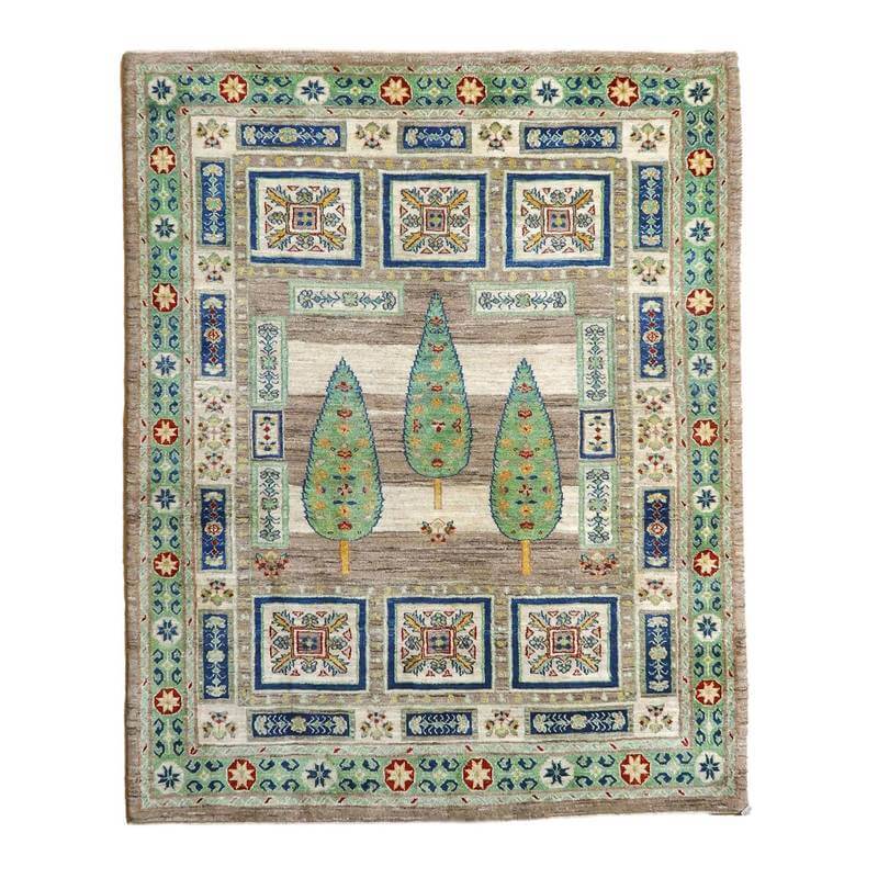 国内正規品国内正規品ギャッベルリバフ イラン製 184×148cm 手織り 最