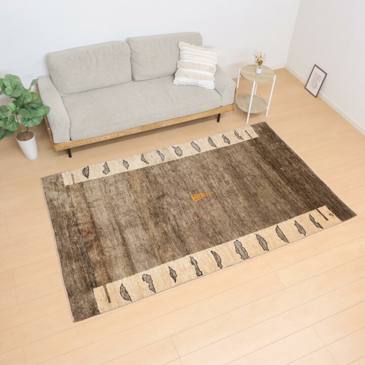 楽天市場】ギャッベ イラン製 リビングサイズ 246×148cm 手織り 最高級 