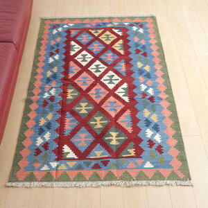 CEV[YY L rOTCY 192×121cm D O E[ 100% ėp 􂦂 _CjO xbh[ zbgJ[ybgΉ g[Ή O}bg O~ L kilim u[ 