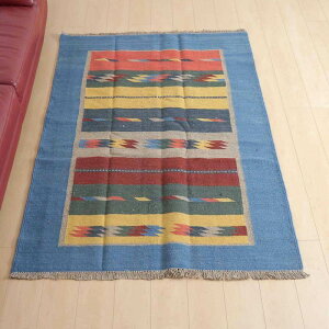 CEV[YY L rOTCY 185×126cm D O E[ 100% ėp 􂦂 _CjO xbh[ zbgJ[ybgΉ g[Ή O}bg O~ L kilim u[ 