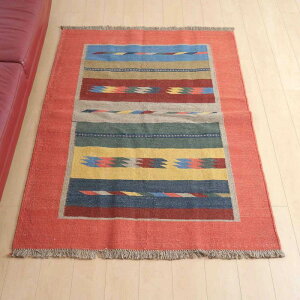 CEV[YY L rOTCY 183×127cm D O E[ 100% ėp 􂦂 _CjO xbh[ zbgJ[ybgΉ g[Ή O}bg O~ L kilim  ii