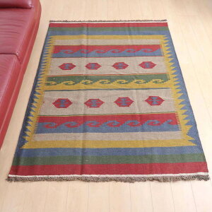 CEV[YY L rOTCY 201×152cm D O E[ 100% ėp 􂦂 _CjO xbh[ zbgJ[ybgΉ g[Ή O}bg O~ L kilim {[_[