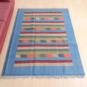 CEV[YY L rOTCY 199×147cm D O E[ 100% ėp 􂦂 _CjO xbh[ zbgJ[ybgΉ g[Ή O}bg O~ L kilim u[ 