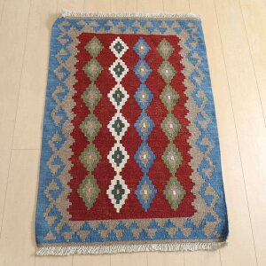 CEV[YY L ANZgTCY 121×83cm D O E[ 100%  k i` 􂦂 rO _CjO xbh[ O}bg O~ L kilim ii:KS-10
