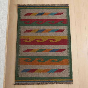 L CEV[YY փ}bg 116×81cm D  O E[ 100%  k AWA GXjbN ėp 􂦂 O}bg O~ D L kilim ii:KS-925j