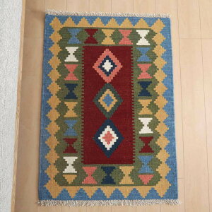 L CEV[YY փ}bg 120×85cm D  O E[ 100%  k AWA GXjbN ėp 􂦂 O}bg O~ D L kilim ii:KS-927j