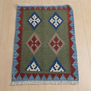 L C փ}bg 86×65cm D  O E[ 100%  k GXjbN AWA ėp ɂ 􂦂 J[ybg O}bg O~ D V[YY kilim LOii