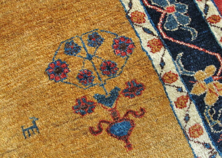 楽天市場】イラン製 ゾランヴァリ ギャッベ リビングサイズ 188×124cm 