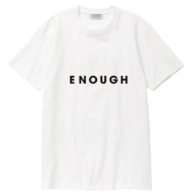 POET MEETS DUBWISE(ポエットミーツダブワイズ) ENOUGH T-shirt WHITE [EGHTS-0614]