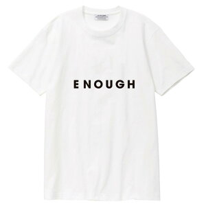 POET MEETS DUBWISE(�|�G�b�g�~�[�c�_�u���C�Y) ENOUGH T-shirt WHITE [EGHTS-0614]