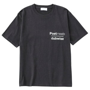 POET MEETS DUBWISE (�|�G�b�g�~�[�c�_�u���C�Y) PMD STAMP LOGO T-shirt -Sumi- [PMDTS-0650] SILENT POETS �X�^���v���ST�V���c ��������