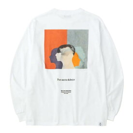 POET MEETS DUBWISE (ポエットミーツダブワイズ) "HOPE" INKJET L/S T-Shirt White [SLPLS-0648] グラフィック インクジェット プリント ロンT 送料無料