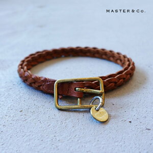 MASTER&Co.(�}�X�^�[�A���h�R�[) �`���[���t�����b�V���x���g PUEBLO MESH BELT WITH HOPE CHARM BROWN �u���E�� MC735