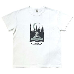 BARNS OUTFITTERS(�o�[���Y�A�E�g�t�B�b�^�[�Y) G.O.A.T S/S Tee ROSWELL WHITE [BR-25174]