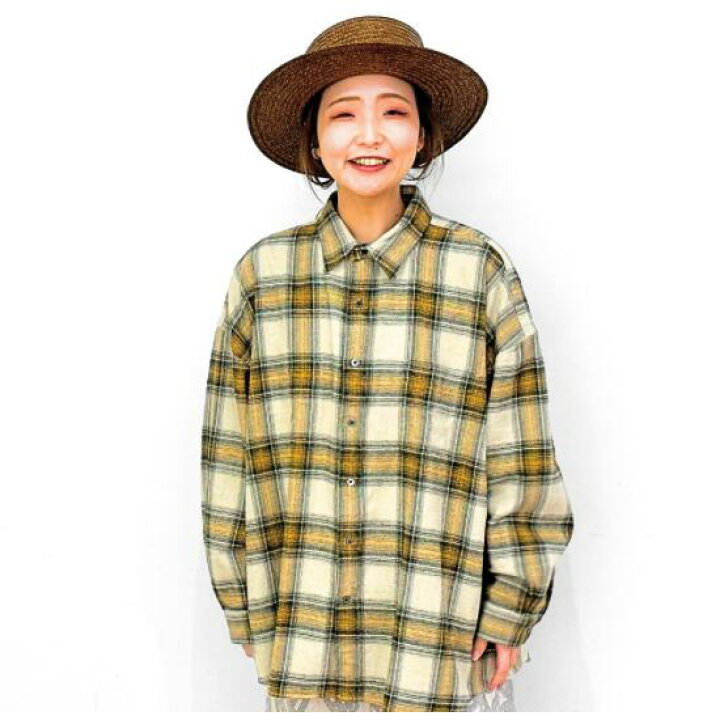 楽天市場】CATTA（カッタ）REGULAR WIDE SHIRT-AMERANGE CHECK 