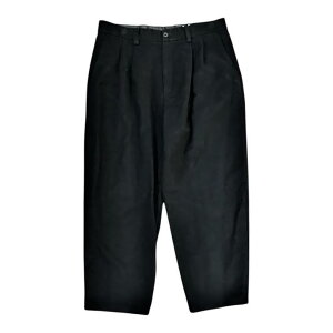 THE DAY�i�U �f�C�jBRITISH MOLESKIN 2 TUCK WIDE PANTS -BLACK- �u���e�B�V�����[���X�L��2�^�b�N���C�h�p���c �u���b�N (D24W-04003)