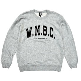 White Mountaineering (ホワイトマウンテニアリング) WMBC COLLEGE LOGO SWEATSHIRT GRAY