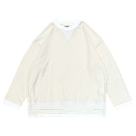 White Mountaineering ( ホワイトマウンテニアリング ) COTTON PILE LONG SLEEVE T-SHIRT WHITE クルーネックレイヤードロングスリーブ ホワイト