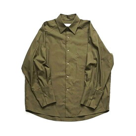 ITOCHI (イトチ) 100/2 broad raglan sleeve shirt olive