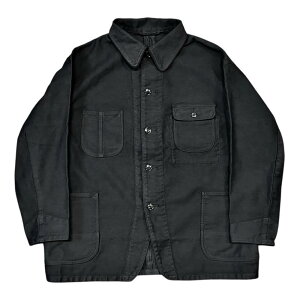 PORTER CLASSIC (�|�[�^�[�N���V�b�N) MOLESKIN COVERALL JACKET -BLACK- ���[���X�L���J�o�[�I�[���W���P�b�g �u���b�N [PC-019-2935]