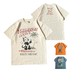 [2024年春夏] TOYS McCOY（トイズマッコイ) FELIX THE CAT TEE "TREASURE HUNT" プリントTシャツ フィリックス [TMC2405]