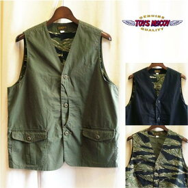 TOYS McCOY (トイズマッコイ) HUNTING VEST RIPSTOP THEATER MADE ハンティングベスト リップストップ　シアターメイド