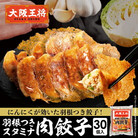＜大阪王将 羽根付きスタミナ肉餃子30個＞ 羽根つき餃子 餃子 冷凍食品 ギョウザ 冷凍餃子 ぎょうざ お取り寄せ グルメ