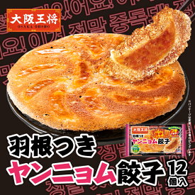 ＜大阪王将 羽根つきヤンニョム餃子12個入り＞ 冷凍食品 ギョウザ 餃子 ぎょうざ 冷凍餃子 お取り寄せ グルメ
