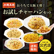 ＜おうちで大阪王将！お試しチャーハンセット＞炒飯5袋 送料無料 冷凍食品 通販 チャーハン 炒飯 焼き飯 …
