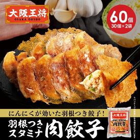 ＜大阪王将 羽根付きスタミナ肉餃子60個セット＞ 羽根つき餃子 餃子 冷凍食品 ギョウザ 冷凍餃子 ぎょうざ お取り寄せ グルメ