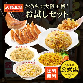 ＜おうちで大阪王将！お試しセット＞餃子276g＋炒飯4袋 送料無料 冷凍食品 餃子 ギョウザ 通販 お取り寄せ 中華 仕送り レンチン 備蓄 冷凍餃子 チャーハン お試し ぎょうざ ギョーザ 炒飯 プレゼント お中元