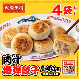 ＜大阪王将 肉汁爆弾餃子4袋セット＞ 餃子 冷凍食品 冷凍餃子 ギョウザ ぎょうざ お取り寄せ グルメ