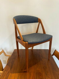展示品SALE 宮崎椅子製作所 HANDYチェア張地：イギリス製特注布地椅子 ダイニングチェア デザイナーズ 日本製 NV31現行品 正規品 無垢材