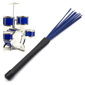 2個 ドラムブラシ jazz ジャス music スネアドラムワイヤー ナイロンドラムスティック ドラム用ブラシドラムスティック 格納式ドラムワイヤー ナイロン、ステンレス