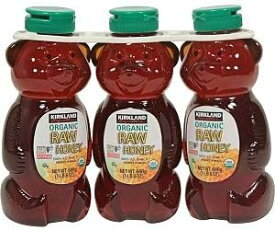 【3個セット】KIRKLAND　カークランド　Organic Raw Honey オーガニック ローハニー680g 有機 生ハチミツ（生はちみつ）3本セット