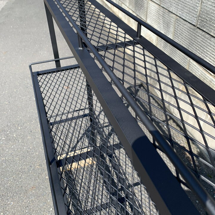 楽天市場】アイアン シェルフ 4段 ワイド 植物棚 幅1200*高さ1100*奥行 