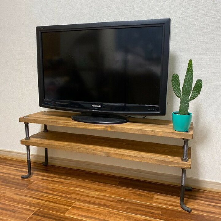楽天市場】アイアン テレビ台 テレビボード 2段 ハンドメイド 