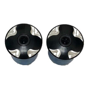 AKI WORLD (�A�L���[���h) CLOVER BAR END CAP �N���[�o�[ �o�[�G���h �L���b�v �y�ʃA���~CNC���o�� OT-CN-M002